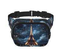 Paris Tower - Marsupio multifunzione con stampa, unisex, alla moda, per viaggi e sport