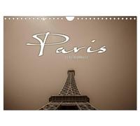 Paris (Wandkalender 2026 DIN A4 quer), CALVENDO Monatskalender: Paris - die Stadt der Liebe. Der atemberaubende Ausblick vom Eifelturm macht Paris bezaubernd.