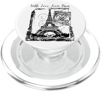 Paris With Love from Paris France French Postcard PopSockets PopGrip per MagSafe