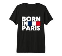 Parisian, J'aime Paris, Born in Paris Illustration Graphic Maglietta Premium