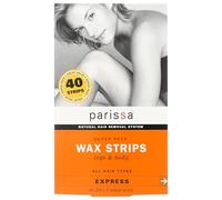 PARISSA Super Pack Wax Strips Legs & Body 40 (20 X 2 Sided) Strips