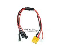 PARK (1 pz 3SXH PH2 22 15 cm) Cavo di ricarica XT60 da 1/2 pezzi 22 awg 15 cm 3S XH maschio a connettore