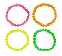 PARK(B)80s Gioielli di moda anni '80 Collana anni '80 Neon Set di accessori per costumi anni '80 Braccialetti