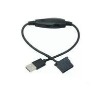 PARK (Big 4PIN) USB a 4Pin PWM 5V USB Ventola a manicotto USB a 4Pin Adattatore per ventola per case