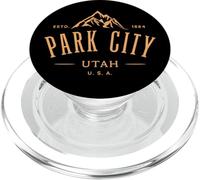 Park City Utah, fantastico souvenir con design di montagna PopSockets PopGrip per MagSafe