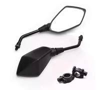 PARK (include staffa) Specchietto retrovisore convesso universale per moto, bullone da 10 mm, specchietto