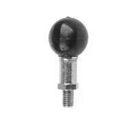 PARK (per M8 nero) Adattatore con testa a sfera da 25 mm e filettatura M10 M8 per attacco RAM per moto,