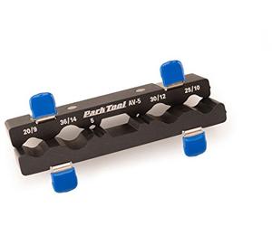 Park Tool AV-5 Inserto Universale per Morsa da Banco, per Perni, Assi, Guaine e Tubi Bicicletta, Aperture da 5 a 36 mm