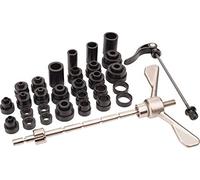 Park Tool HBP-1 Set Professionale Pressa Cuscinetti Mozzo Bicicletta, con Adattatori, Boccole, Distanziali e Valigetta Rigida