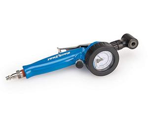 Park Tool INF-2 Pistola di Gonfiaggio da Officina per Bicicletta con Manometro, Presta e Schrader
