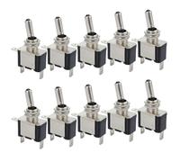 PARK10x Kippschalter Schalter Ein Aus 12v Led Wei Wippschalter Rastend Kfz Pkw Boot