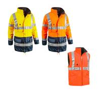 Parka alta visibilità Sottozero Bi Road 2302 3 in 1