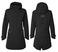 Parka da pioggia per bicicletta basil mosse donna nero