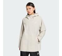 adidas Donna Essentials Rain Parka Coat, wonder alumina, M