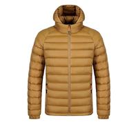 Parka casual da uomo antivento con cappuccio imbottito casual cappello staccabile capispalla spesso cappotto giacca sportiva all'aperto, Zenzero, L