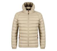 Parka casual da uomo con cappuccio invernale con cappuccio cappello staccabile spesso Outwear Parka Sport Outdoor Jacket, Albicocca, L