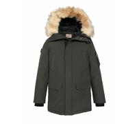 Parka con cappuccio 10-16 anni Verde 10 anni - 138 cm Tinta unita
