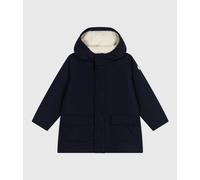 Parka con cappuccio Blu 12 anni - 150 cm Tinta unita
