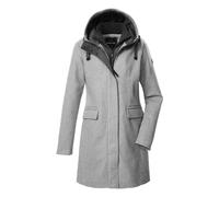 G.I.G.A. DX Donna Parka/cappotto di lana con cappuccio e gilet con chiusura a zip GW 19 WMN PRK, graumelange, 38, 43351-000