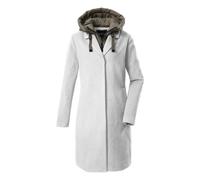 G.I.G.A. DX Donna Parka/cappotto di lana con gilet e cappuccio con chiusura a zip GW 20 WMN PRK, gebrochenes weiss, 36, 43352-000