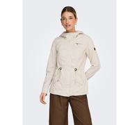 ONLY ONLLorca - Giacca da donna in tela, con cappuccio, Raggio di luna, S