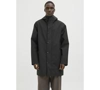 JACK & JONES Jprccreagan Tech Rain Coat, Nero, S Uomo
