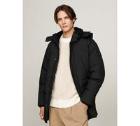 Tommy Hilfiger Uomo Piumino Rockie Utility Parka con Chiusura con Bottoni, Nero (Black), S