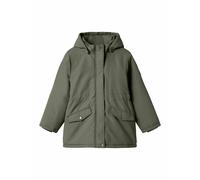 Parka con cappuccio Verde 12 anni - 150 cm Tinta unita