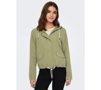 Parka con cappuccio Verde XL Tinta unita