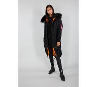 Parka da donna Alpha Industries Long Fishtail Noir XS