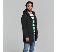 Parka da pioggia per bicicletta basil mosse nero