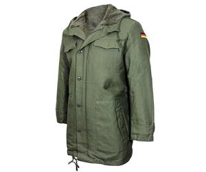 Parka dell'esercito tedesco verde oliva con fodera - Cappotto invernale con...