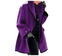 Parka Donna Invernale Lungo Spessa Cappotto Reversibile Peloso Pelliccia Elegante Giubbino Addensare Foderati Giacca Casual Outdoor Trekking Giubbotto