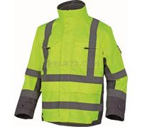 PARKA GIACCA GIUBBINO SOFT SHELL DA LAVORO ALTA VISIBILITA' DELTAPLUS TARMAC