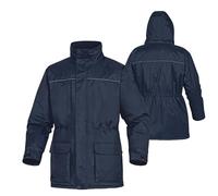 Parka in poliestere Helsinki2 - per freddo estremo - blu - taglia XL - Delta Plus