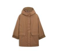 Parka imbottita con dettagli in velluto MTD® Marrone S Tinta unita