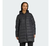 Parka imbottito leggero con cappuccio tecnologia CLIMAWARM e 3 strisce Essentials. Black XS