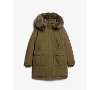 Parka in pelliccia sintetica donna Superdry Everest Vert L