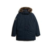 Parka in pelliccia sintetica Superdry Everest Bleu L
