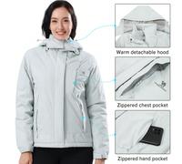 Parka invernale da donna, impermeabile, giacca da sci con fodera termica, antivento, per neve, pioggia, all'aperto, escursioni, montagna L,M,S,XL,XXL,XXXLTessuto