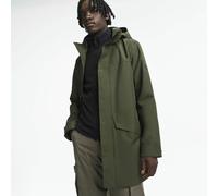 Parka lungo a 2 strati, con cappuccio, GORE TEX T-KIT Verde L Tinta unita