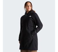 Parka lungo con chiusura a zip, completamente invernale Nero M Tinta unita