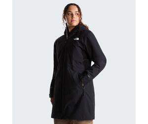 Parka lungo con chiusura a zip, completamente invernale Nero M Tinta unita