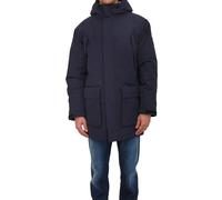 Parka lungo Diries Napapijri in tessuto tecnico blu