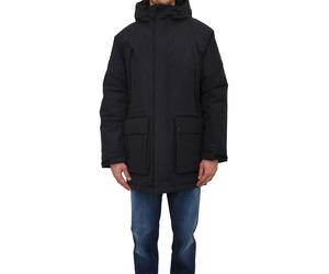 Parka lungo Diries Napapijri in tessuto tecnico nero