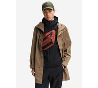 Parka lungo MTD® a 2 strati con cappuccio Beige S Tinta unita