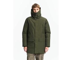 Parka lungo OBAM, trapuntato in piuma e piumino Verde XXL Tinta unita