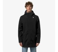 Parka lungo TOMMY BONDED JERSEY Nero M Tinta unita