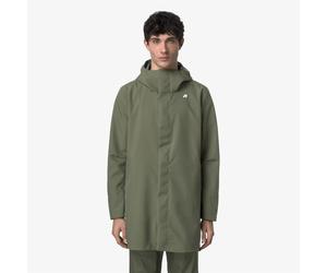 Parka lungo TOMMY BONDED JERSEY Verde S Tinta unita