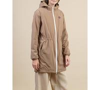 Parka unisex di media lunghezza foderato in pile POMPIDOU Beige XS Tinta unita